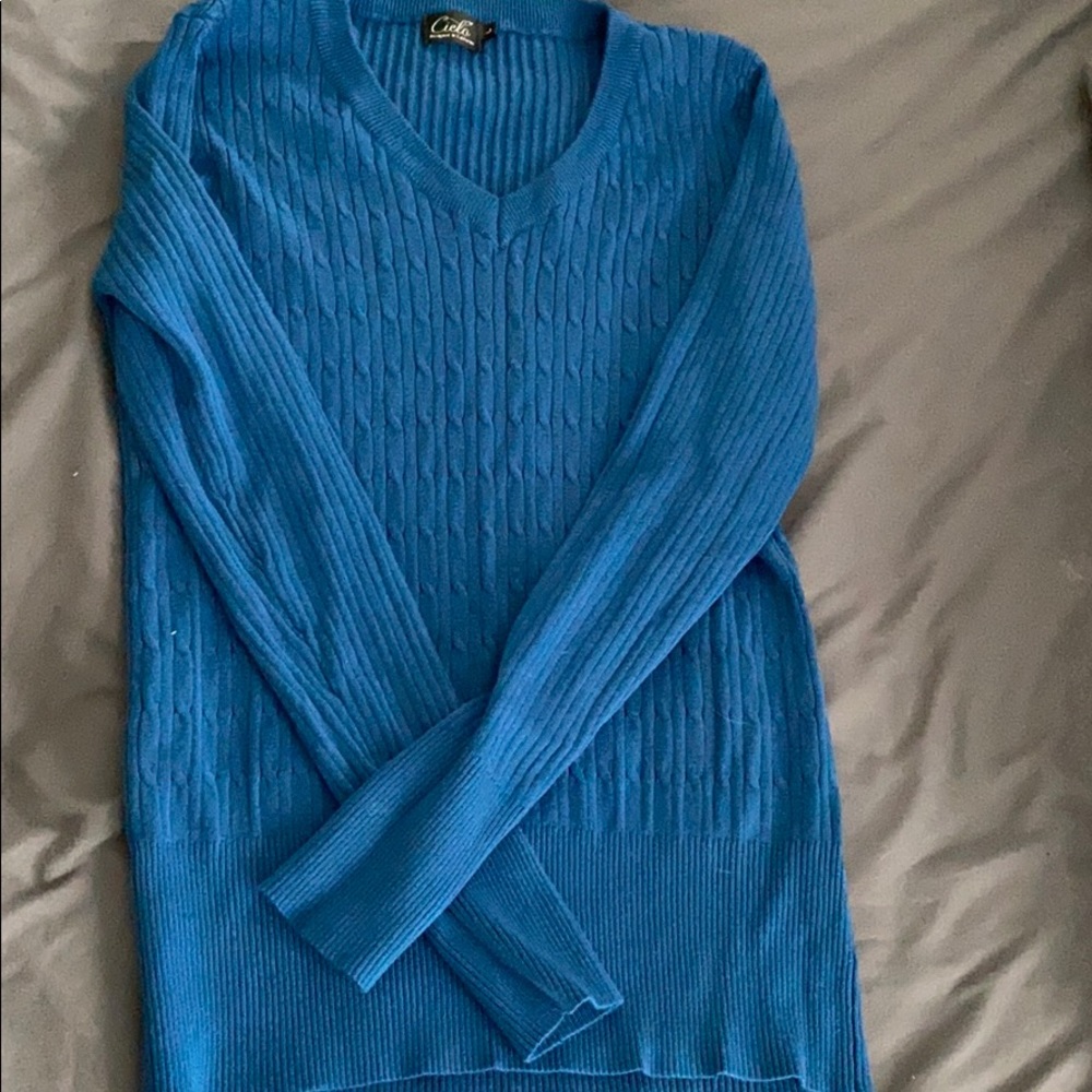 Blue sweater